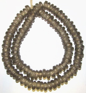 Fine translucent handmade annular crumb krobo glass beads Fine translucent handmade annular crumb krobo glass beads
