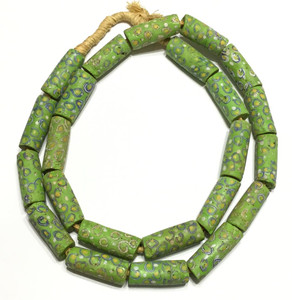 Fancy Matched Millefiori Venetian glass trade beads Fancy Matched Millefiori Venetian glass trade beads