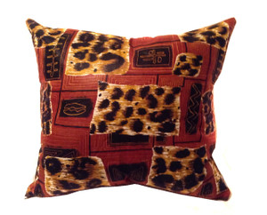 African print design pillow