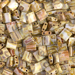 Seed Beads Miyuki Tila Picasso Opaque Yellow Glass Beads Seed Beads Miyuki Tila Picasso Opaque Yellow Glass Beads