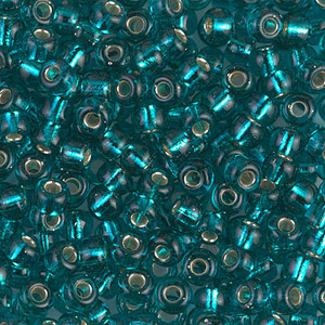 6/0 Seed Beads Miyuki S/L Teal Glass beads 6/0 Seed Beads Miyuki S/L Teal Glass beads