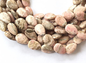 Fine Natural "Argentina" Rhodochrosite Gemstone Twisted Oval beads Fine Natural "Argentina" Rhodochrosite Gemstone Twisted Oval beads