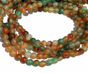 6mm Natural Round matte Amazonite Gemstone beads