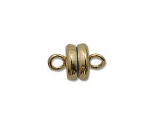6PCS Gold Plated Strong magnetic Clasps 6mm 6PCS Gold Plated Strong magnetic Clasps 6mm