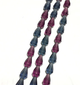 50PCS Preciosa Czech Mixed Teardrop Fire Polished Glass Beads 50PCS Preciosa Czech Mixed Teardrop Fire Polished Glass Beads