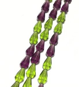 50 PCS Preciosa Czech Mixed Teardrop Fire Polished Glass Beads 50 PCS Preciosa Czech Mixed Teardrop Fire Polished Glass Beads