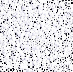 11/0 Japanese seed beads Opaque Matte White Miyuki Glass seed Beads -28Grams 11/0 Japanese seed beads Opaque Matte White Miyuki Glass seed Beads -28Grams