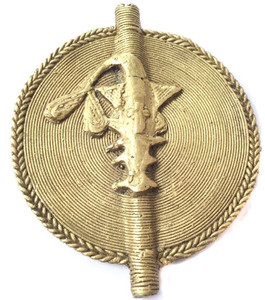 African Lobi tribe handmade brass Pendant- Otumi African Brass Pendante bead pendant African Lobi tribe handmade brass Pendant- Otumi African Brass Pendante bead pendant