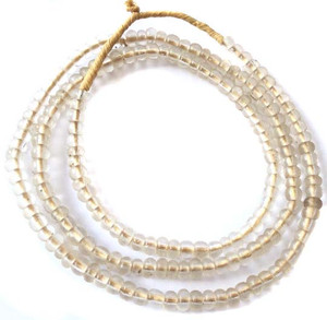 Fine Antique Clear matching Venetian glass African Trade beads