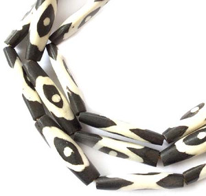African batik bone trade beads African batik bone trade beads