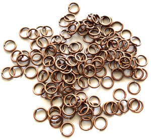 100 Antique Copper Plated 22 GA Open jump rings-Beading Supplies Findings 100 Antique Copper Plated 22 GA Open jump rings-Beading Supplies Findings