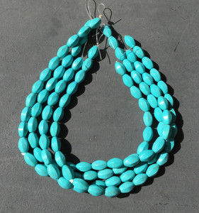 15x10mm Turquoise Magnesite Gemstone beads Gemstone Beads-Jewelry Supplies 15x10mm Turquoise Magnesite Gemstone beads Gemstone Beads-Jewelry Supplies