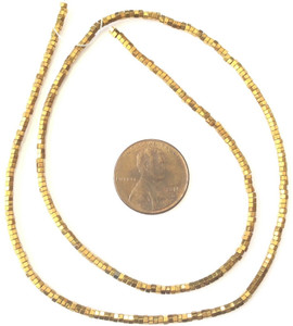 2mm Fine Bright Brass ethnic Brass metal tiny beads