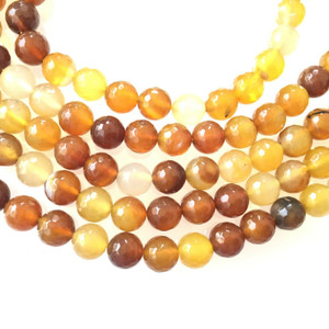 10mm Fine Brown Multi Colored Agate Faceted Round Gemstone beads Stone 10mm Fine Brown Multi Colored Agate Faceted Round Gemstone beads Stone