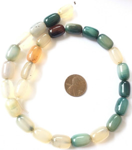 Fine Spider web Agate Green multi Cylinder Gemstone beads Stone 15x10mm Fine Spider web Agate Green multi Cylinder Gemstone beads Stone 15x10mm