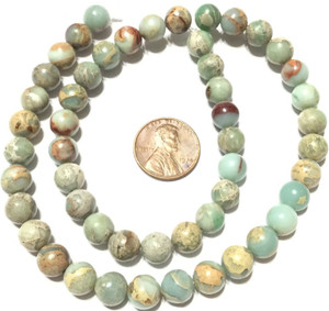 8mm Amazing Green Tan Sediment Jasper beads Round GemStone Jewelry Supplies 8mm Amazing Green Tan Sediment Jasper beads Round GemStone Jewelry Supplies