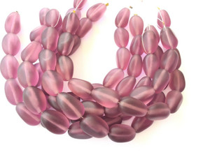 12 Fine Vintage Trade Transparent Matte Amethyst Czech Bohemian Glass beads 12 Fine Vintage Trade Transparent Matte Amethyst Czech Bohemian Glass beads