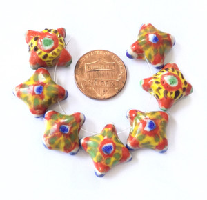 Modern African Kiffa Mauritanian trade beads Modern African Kiffa Mauritanian trade beads