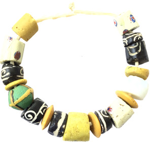 Collectible mixed European Venetian wound antique african trade beads Collectible mixed European Venetian wound antique african trade beads
