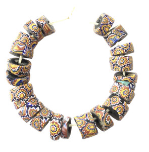 Collectible Venetian millefiori antique trade beads Collectible Venetian millefiori antique trade beads