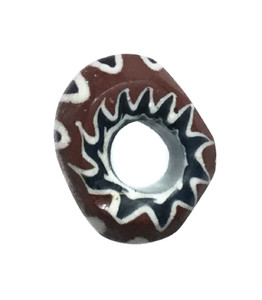 Old Antique 5 layers Chevron Venetian Collectible trade bead Old Antique 5 layers Chevron Venetian Collectible trade bead