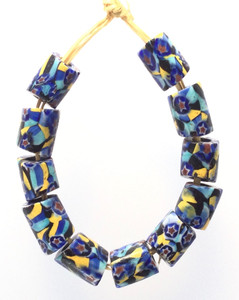  Venetian Antique Millefiori matching African Glass Trade beads-Ghana [93665]