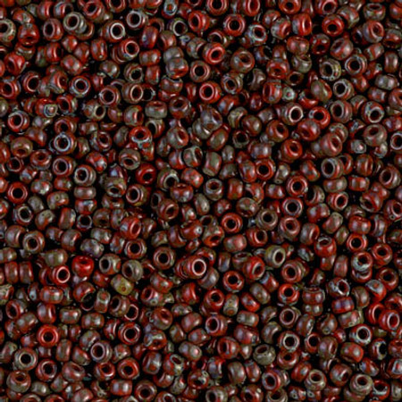 11/0 Seed Beads Miyuki picasso Opaque Red Glass beads