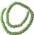 8mm Handmade Pea Green Krobo recycled Glass African trade Beads-Ghana
