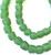 14mm Green Sea Glass Krobo recycled Glass African trade Beads 14mm Green Sea Glass Krobo recycled Glass African trade Beads