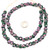 8mm Handmade green multi Krobo recycled Glass African trade Beads-Ghana