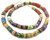 46 Mixed Ghana Recycled Glass Trade Beads [05375]