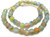 African translucent multi colored Krobo handmade Ghana glass beads African translucent multi colored Krobo handmade Ghana glass beads