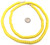 Ghana Krobo opaque yellow recycled Glass Disk African trade beads Ghana Krobo opaque yellow recycled Glass Disk African trade beads