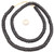 Ghana Krobo Black recycled Glass Disk African trade beads Ghana Krobo Black recycled Glass Disk African trade beads