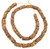 Ghana Handmade Cocoa brown Zen Recycled glass African trade beads [01838]