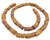 Ghana Handmade Cocoa brown Zen Recycled glass African trade beads [01838]