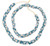 Ghana Handmade Teal multi Recycled glass African trade beads [02002]