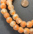 Semi Matte Orange multi Colore Recycled glass African trade beads Semi Matte Orange multi Colore Recycled glass African trade beads