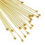 100 Gold Plated Ball Pins 2.5Inches 22-Gauge