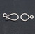 1 Set .925 Sterling silver fancy twist Toggle clasps-Jewelry Supplies
