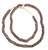 handmade brown multi Krobo recycled Glass African trade Beads-Ghana