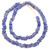 African blue multi crumb Krobo Fairtrade Beads from Ghana African blue multi crumb Krobo Fairtrade Beads from Ghana