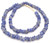 African blue multi crumb Krobo Fairtrade Beads from Ghana African blue multi crumb Krobo Fairtrade Beads from Ghana