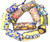 12 Mixed Venetian antique African trade beads [30784]