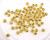50 Antique Gold Beads Metal 4mm Beads-jewelry making supply 50 Antique Gold Beads Metal 4mm Beads-jewelry making supply