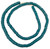 Handmade Ghana Teal glass disk African Trade Beads Handmade Ghana Teal glass disk African Trade Beads