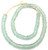 Minty Green Rondelle Krobo Recycled Glass African trade beads-Ghana