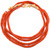 4mm Venetian white heart glass trade beads