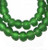 African translucent Krobo handmade Green Ghana glass trade beads