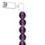 4mm Czech DK Amethyst fire Polished Glass beads